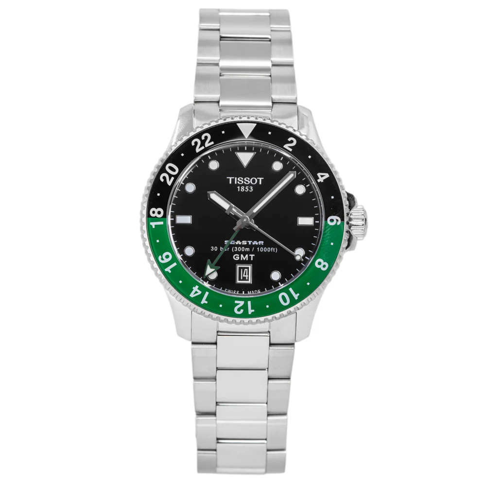 Tissot Men's T120.852.11.051.00 Seastar 1000 GMT Quartz - Image 2