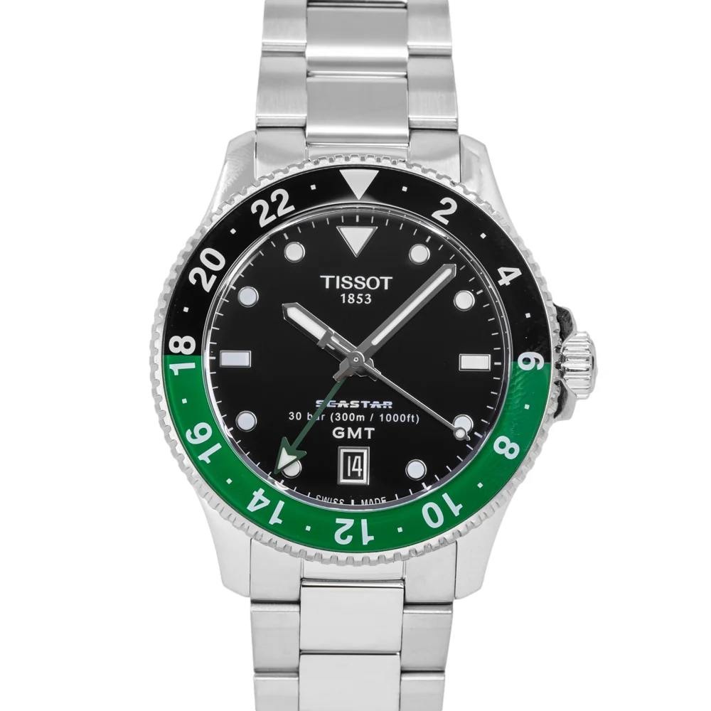 Tissot Men's T120.852.11.051.00 Seastar 1000 GMT Quartz - Image 3