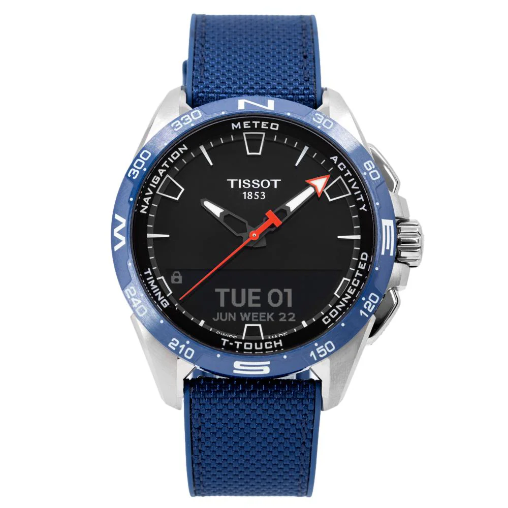 Tissot Men's T121.420.47.051.06 Connect Solar Blue Watch - Image 2