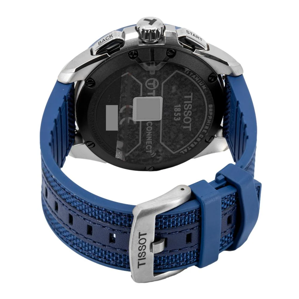 Tissot Men's T121.420.47.051.06 Connect Solar Blue Watch - Image 4
