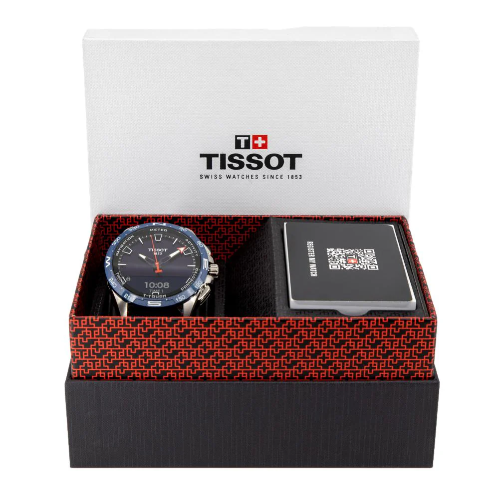 Tissot Men's T121.420.47.051.06 Connect Solar Blue Watch - Image 7