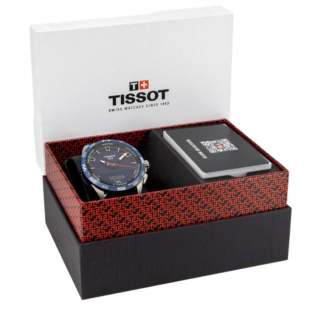 Tissot Men's T121.420.47.051.06 Connect Solar Blue Watch - Image 8