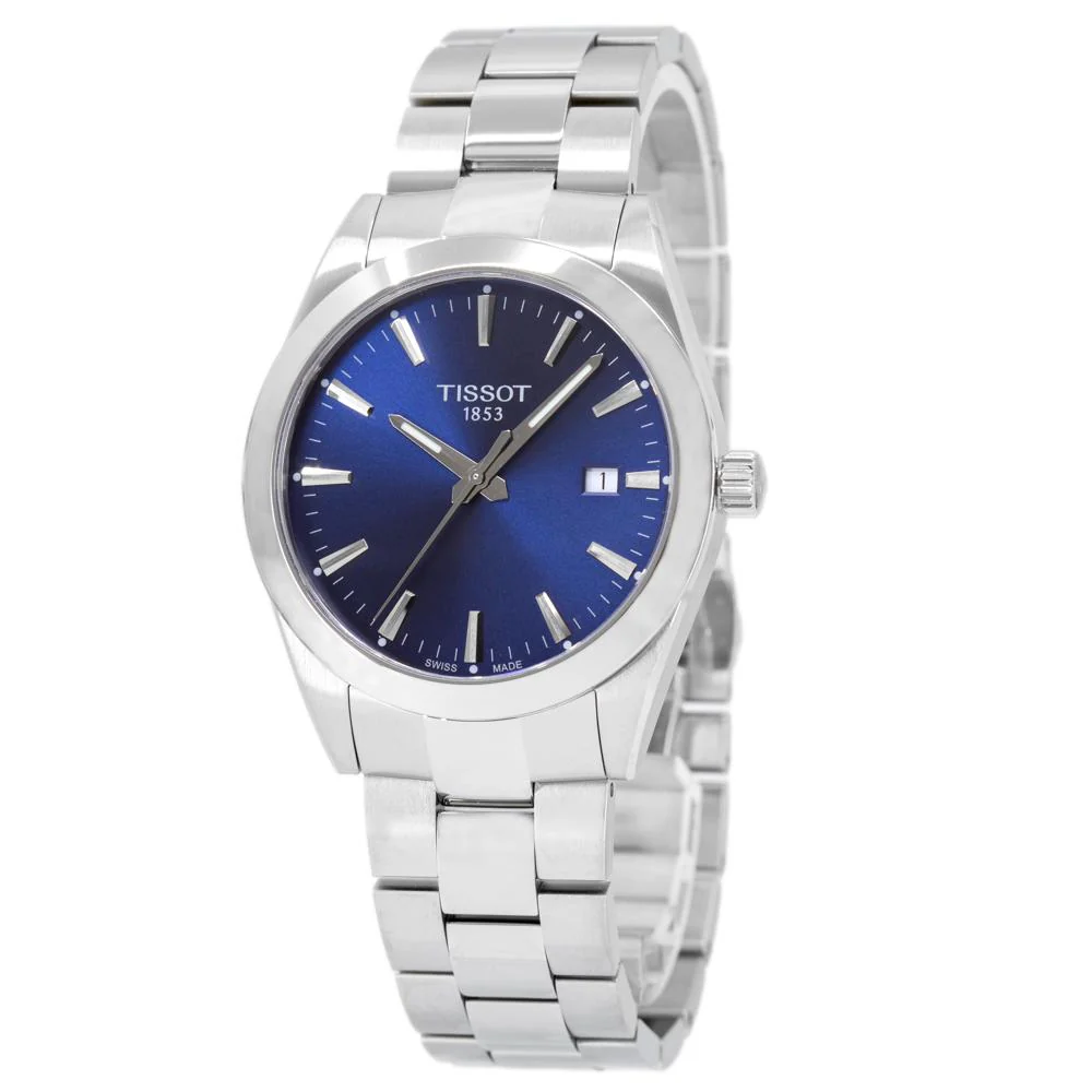 Tissot Men's T127.410.11.041.00 T-Classic Blue Dial Watch