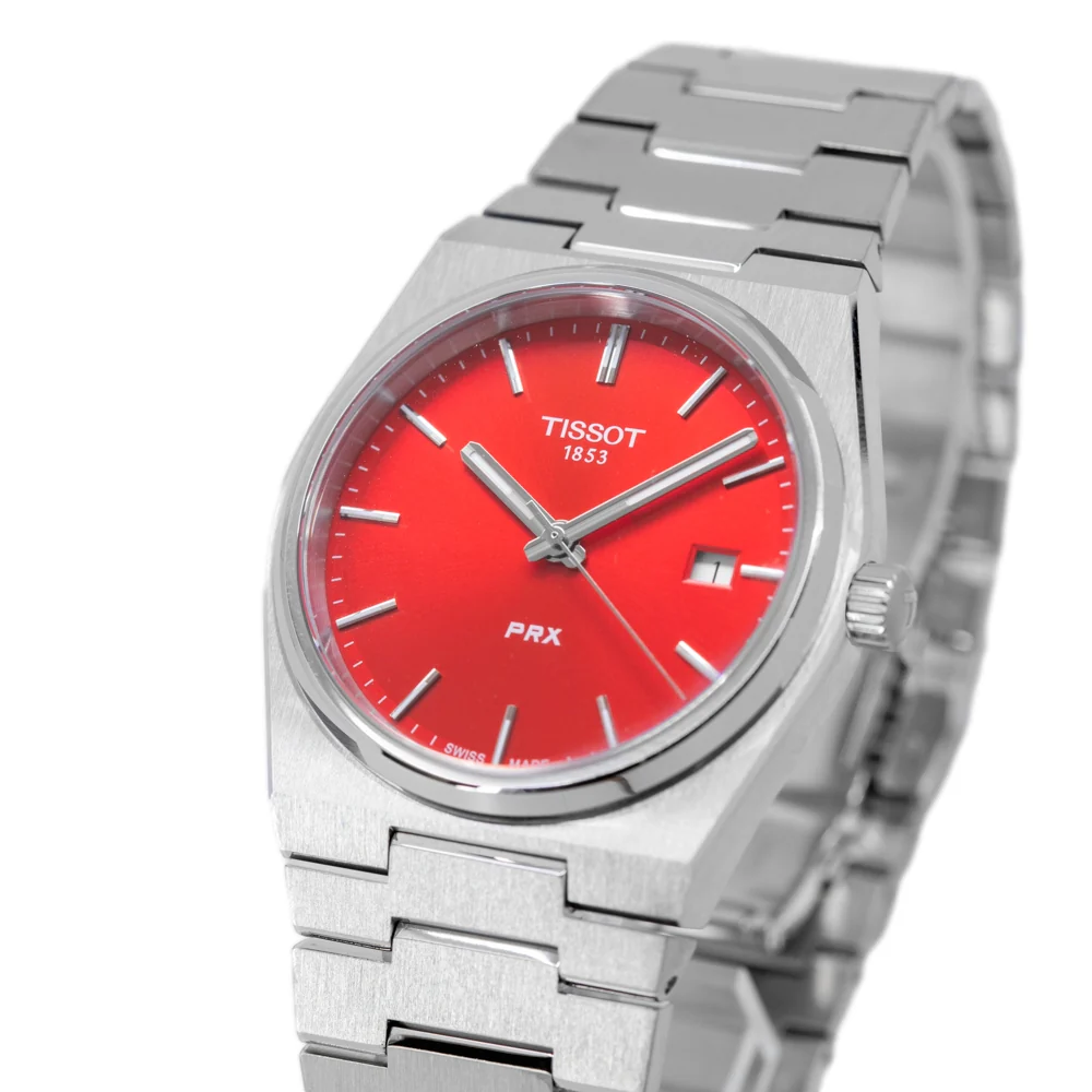 Tissot Men's T137.410.11.421.00 PRX 40mm Red Dial Quartz - Image 10