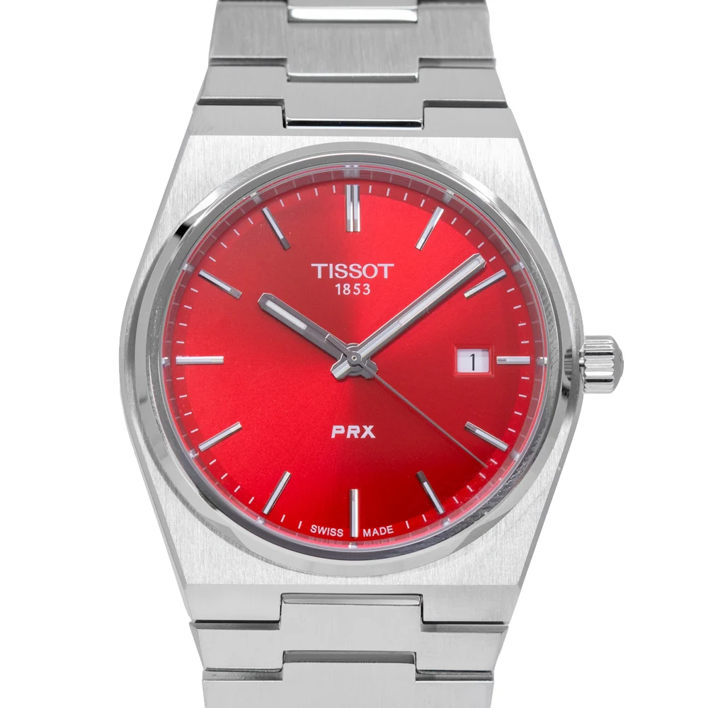 Tissot Men's T137.410.11.421.00 PRX 40mm Red Dial Quartz - Image 2