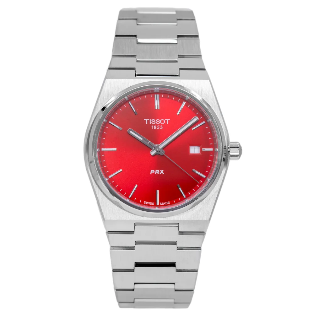 Tissot Men's T137.410.11.421.00 PRX 40mm Red Dial Quartz - Image 3