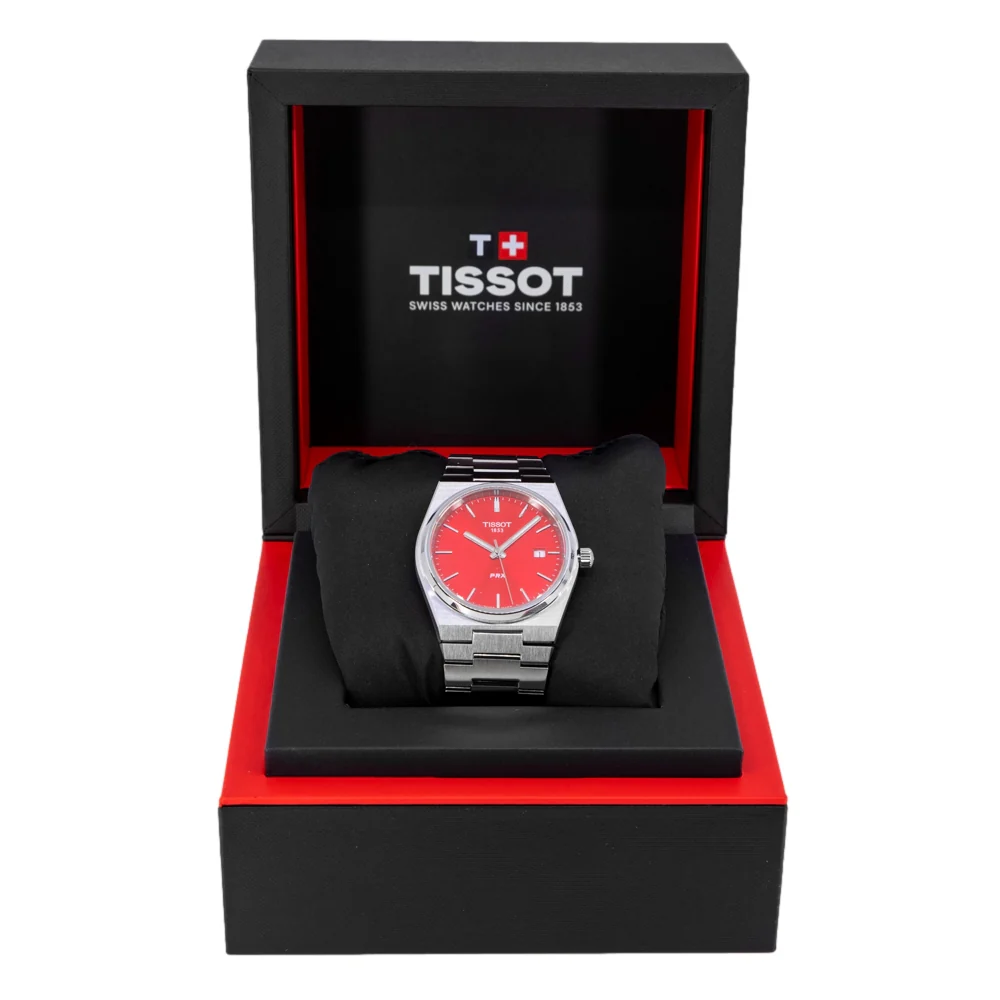 Tissot Men's T137.410.11.421.00 PRX 40mm Red Dial Quartz - Image 8