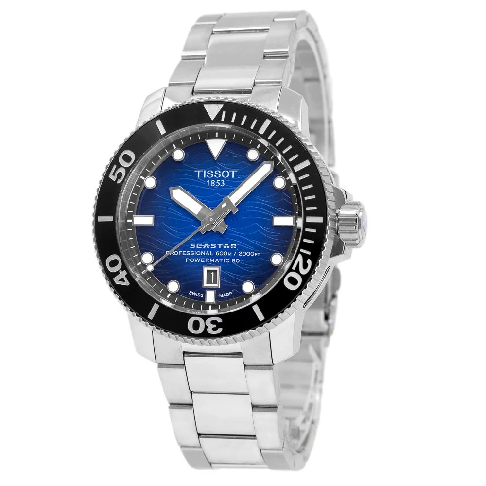 Tissot T120.607.11.041.01 Seastar 2000 Blue Dial Watch