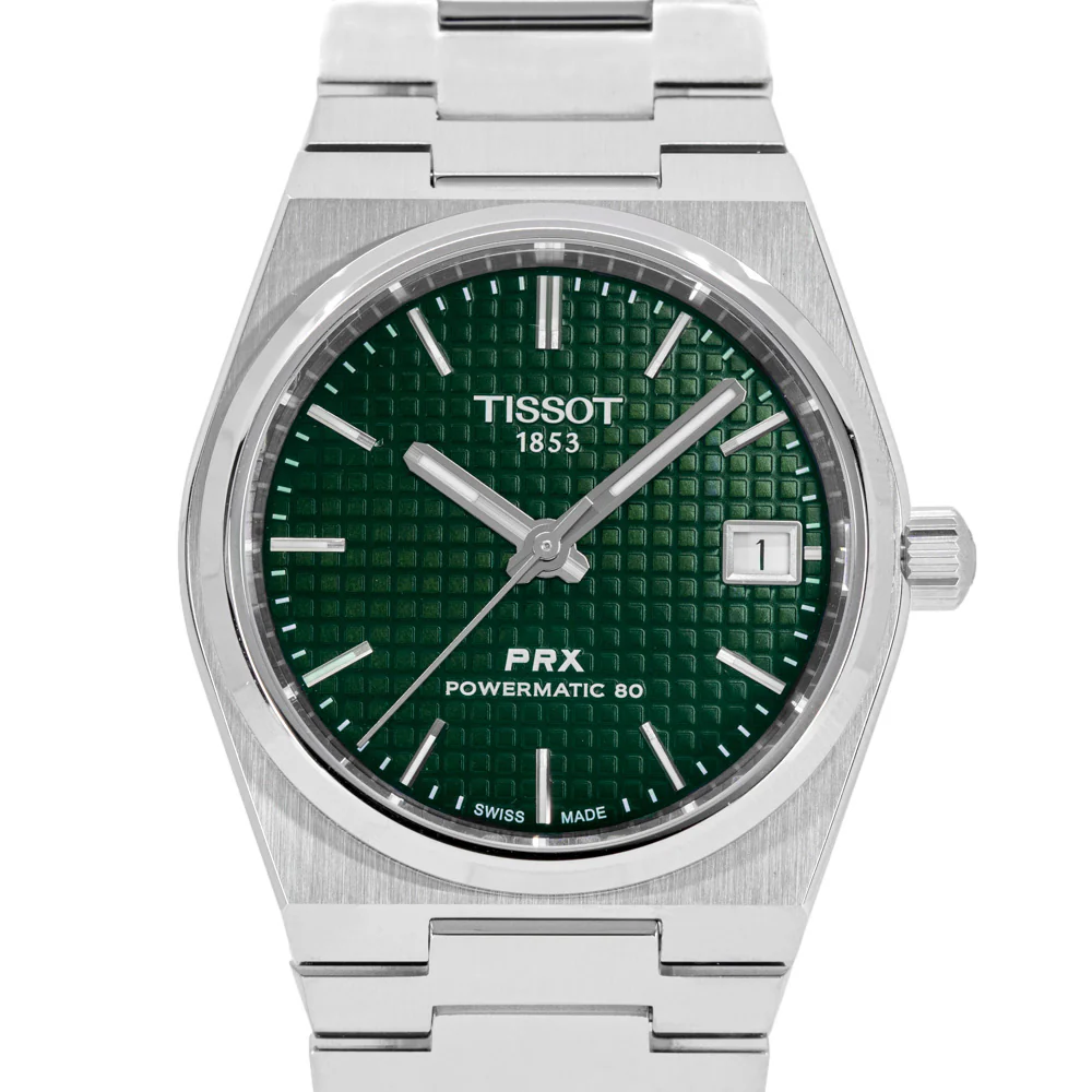Tissot T137.207.11.091.00 PRX 35 Powermatic 80-Green Dial - Image 2