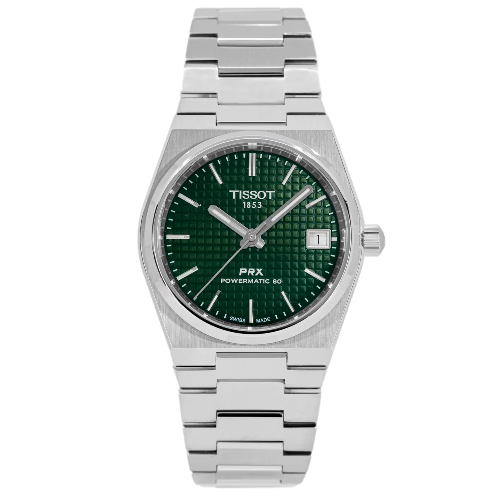 Tissot T137.207.11.091.00 PRX 35 Powermatic 80-Green Dial - Image 3