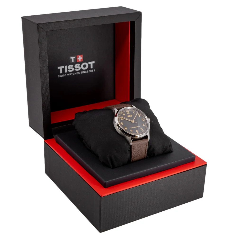 Tissot Men's T142.464.16.062.00 Heritage 1938 Automatic COSC - Image 9