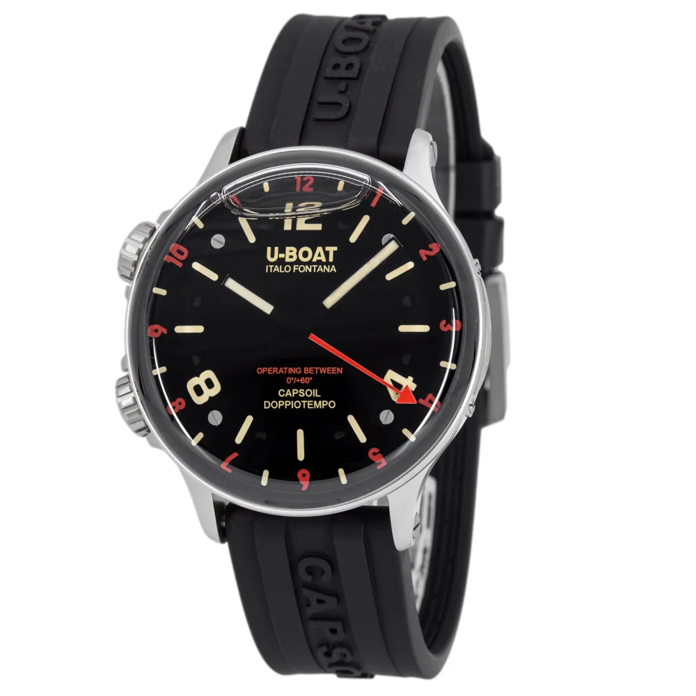 U-Boat 8839/B Capsoil Doppiotempo 45MM SS RED REHAUT