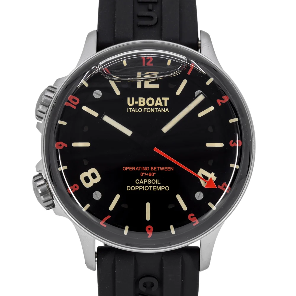 U-Boat 8839/B Capsoil Doppiotempo 45MM SS RED REHAUT - Image 2