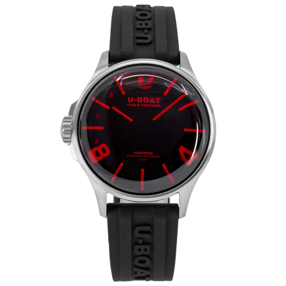 U-Boat 9305 Darkmoon 40 mm SS Red Glass - Image 3