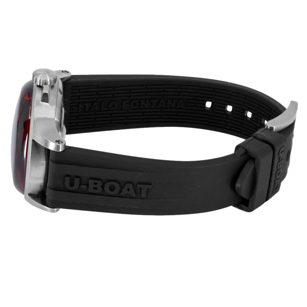 U-Boat 9305 Darkmoon 40 mm SS Red Glass - Image 4