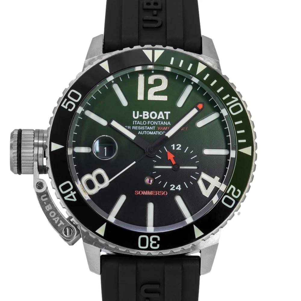 U-Boat Men's 9520 Sommerso 46 mm Ceramic Green Dial Auto - Image 2