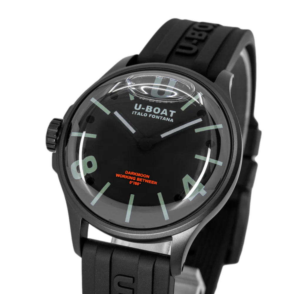 U-Boat Men's 9545 Darkmoon 40 mm Black Curved PVD - Image 10