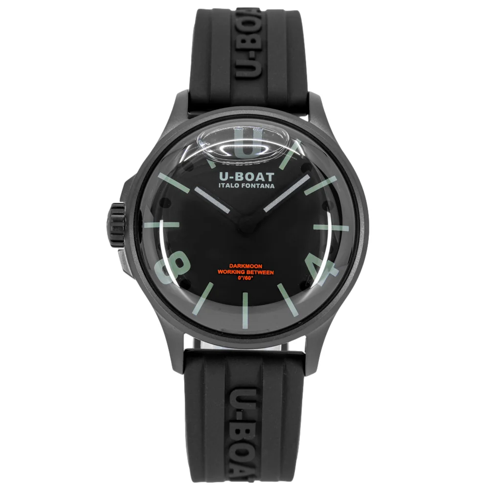 U-Boat Men's 9545 Darkmoon 40 mm Black Curved PVD - Image 3