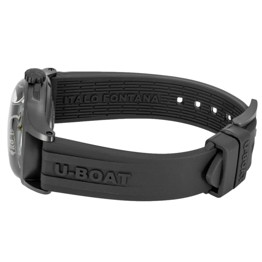 U-Boat Men's 9545 Darkmoon 40 mm Black Curved PVD - Image 4
