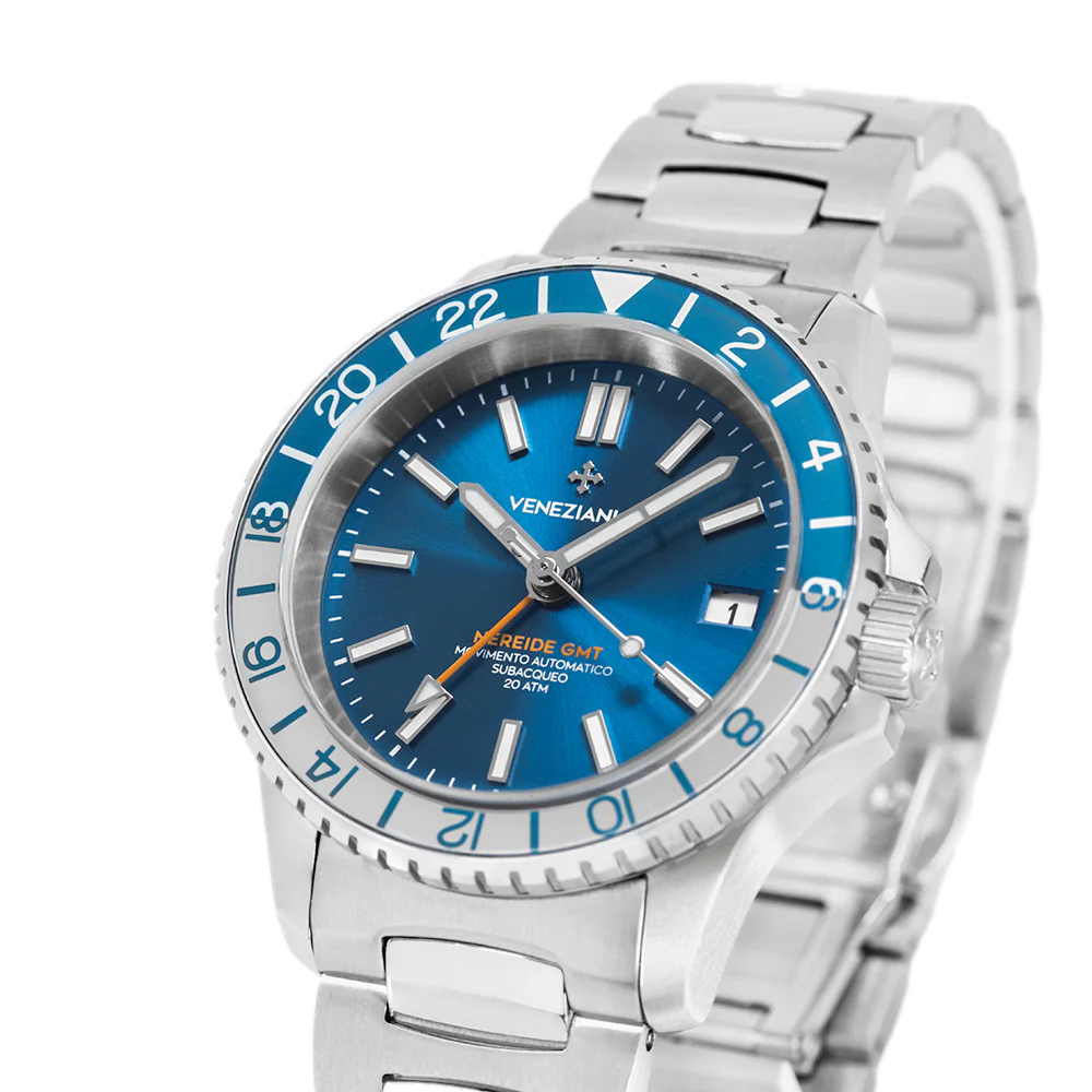 Venezianico Men's 3521502C Nereide 39mm Automatic GMT - Image 10