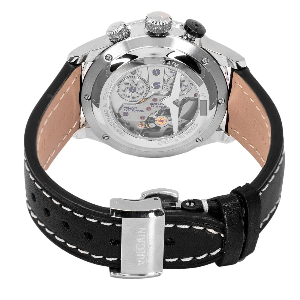 Vulcain Men's 110163A07.BFC102 Montre Aviator Cricket Watch - Image 5