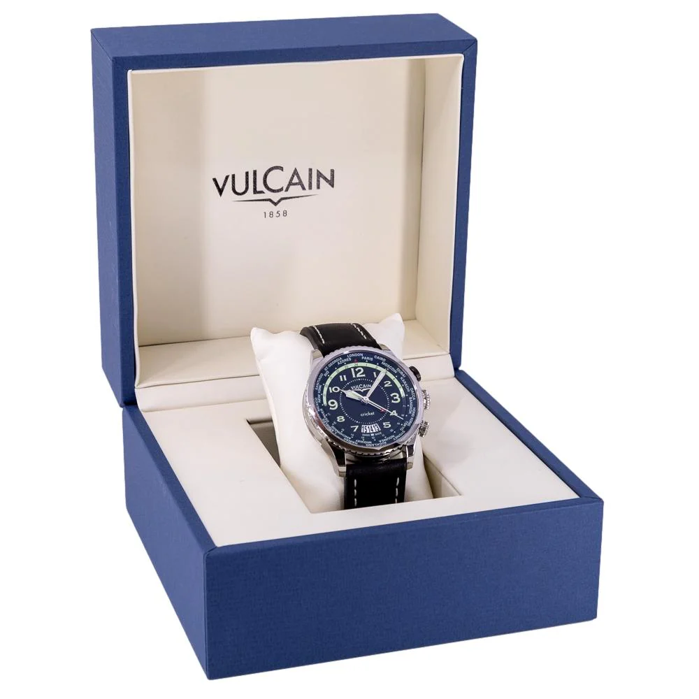 Vulcain Men's 110163A07.BFC102 Montre Aviator Cricket Watch - Image 9