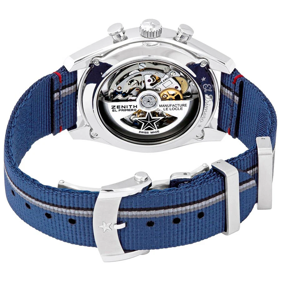 Zenith 03.2040.400/53.C802 El Primero Steel Blue 42 mm Watch - Image 4